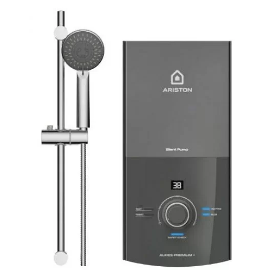 Máy Nước Nóng ARISTON AURES PREMIUM+ 4.5 Trực Tiếp Không Bơm Màu Đen Máy Nước Nóng ARISTON AURES PREMIUM+ 4.5 Trực Tiếp Không Bơm Màu Đen