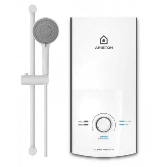 Máy Nước Nóng ARISTON AURES PREMIUM 4.5PTrực Tiếp Không Bơm Màu Trắng Máy Nước Nóng ARISTON AURES PREMIUM 4.5PTrực Tiếp Không Bơm Màu Trắng