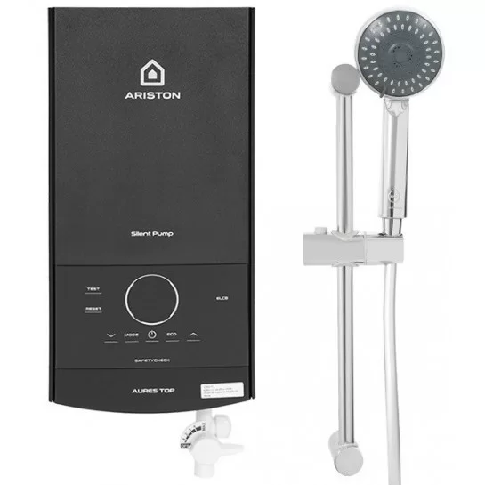 Máy Nước Nóng ARISTON AURES TOP 4.5P Trực Tiếp Có Bơm Máy Nước Nóng ARISTON AURES TOP 4.5P Trực Tiếp Có Bơm